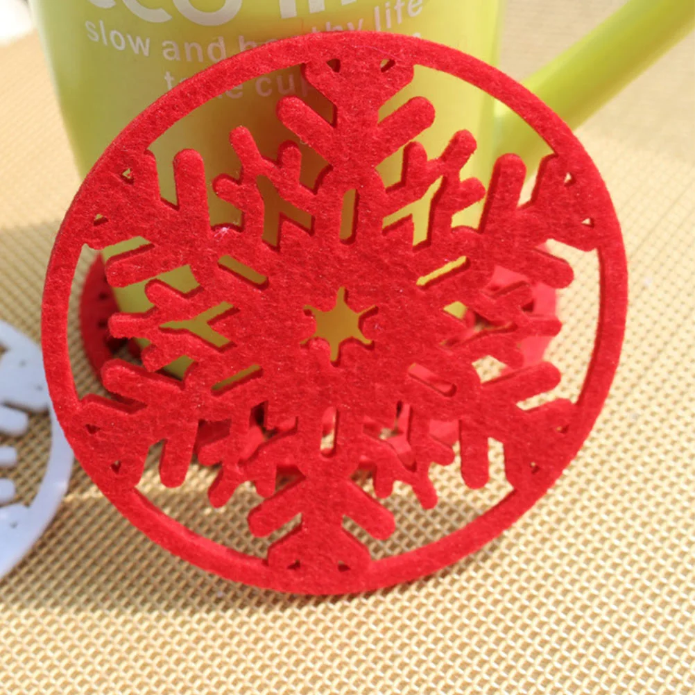 

Hot Christmas Cup Trivetcoffeedish Table Pad Placemats Fabric Mats Dinner Coloring Wedding Coasters Santa Decorations Decoration