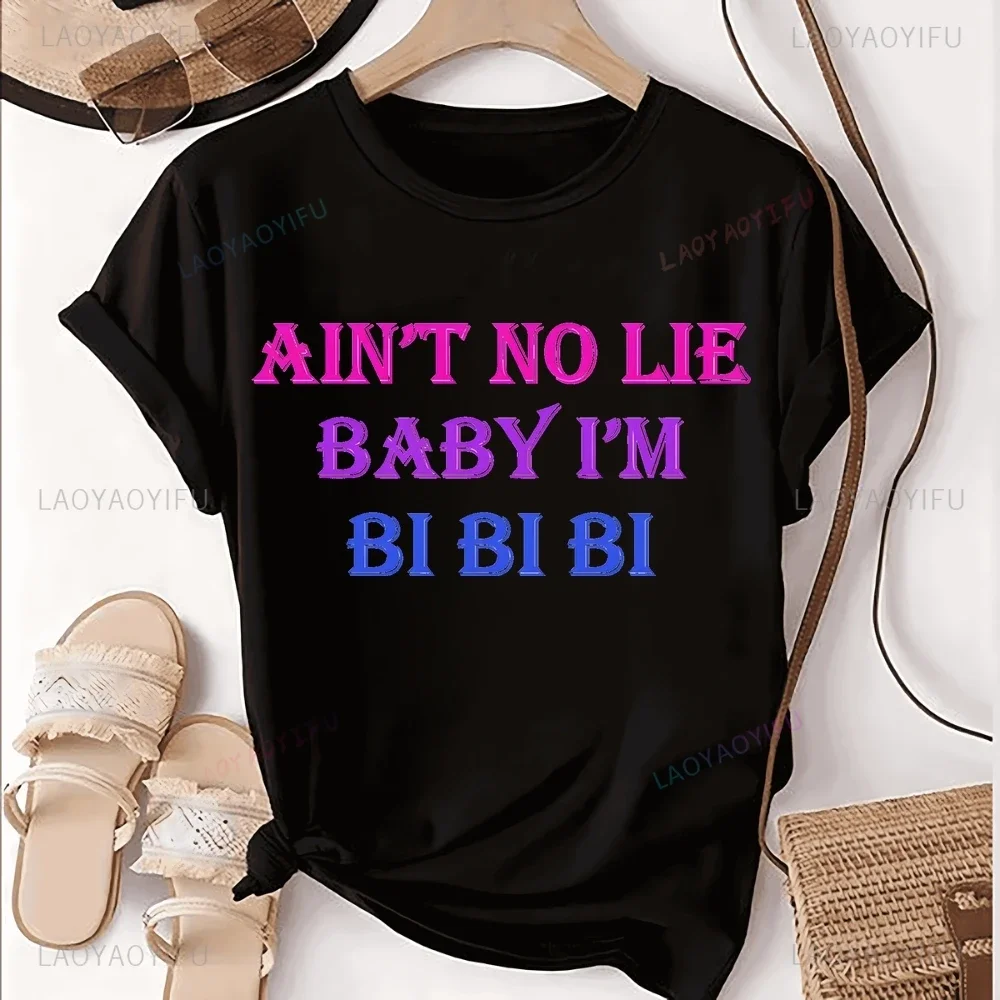 Уличная одежда Bi Pride Флаг NSYNC Футболка с принтом Топ Band Trend Рубашка унисекс