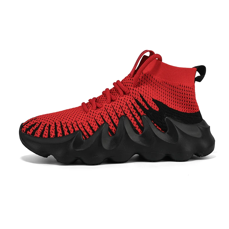 High Top Mens Shoes Casual Men Socks Sneakers Rubber Platform Lightweight Running Jogging Sports Shoes Size 35-46 Male Trainers