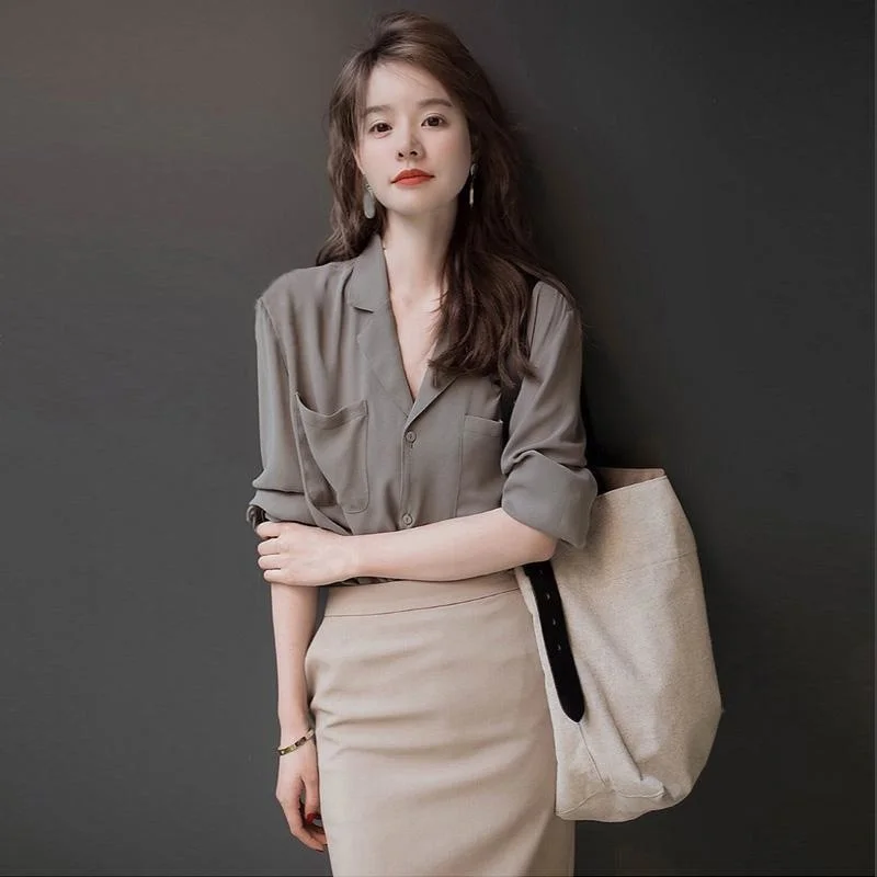 

Skirt Women's Two-piece Vintage Clothes for Women Tops Shirts Blouses