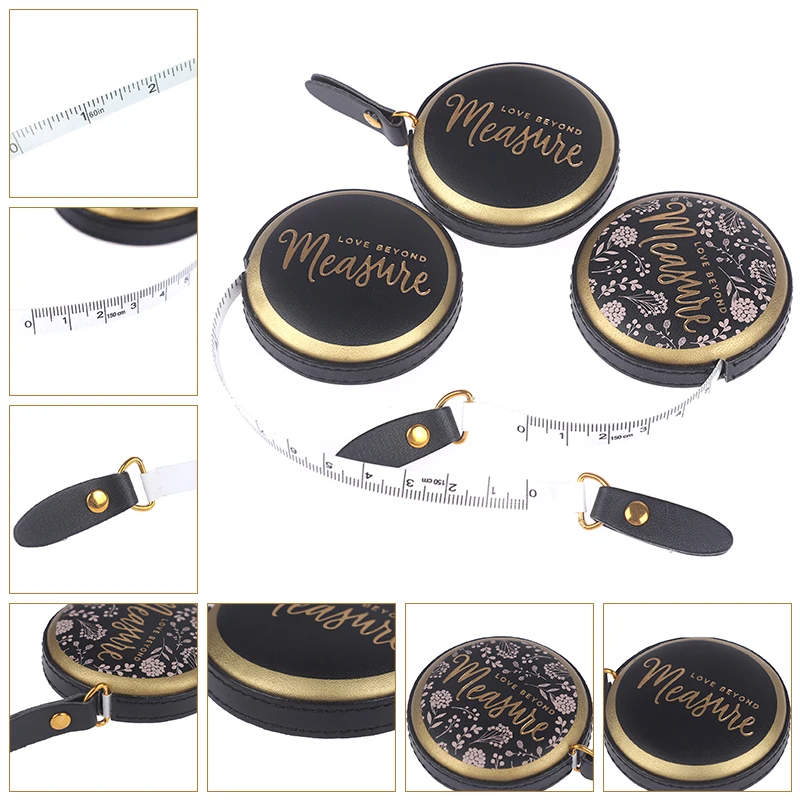 

1.5m Multifunction Portable Retractable Vintage Mini Tape Nostalgia Measure Ruler Retro Sewing Centimeter Inch Tailor Roll Tape