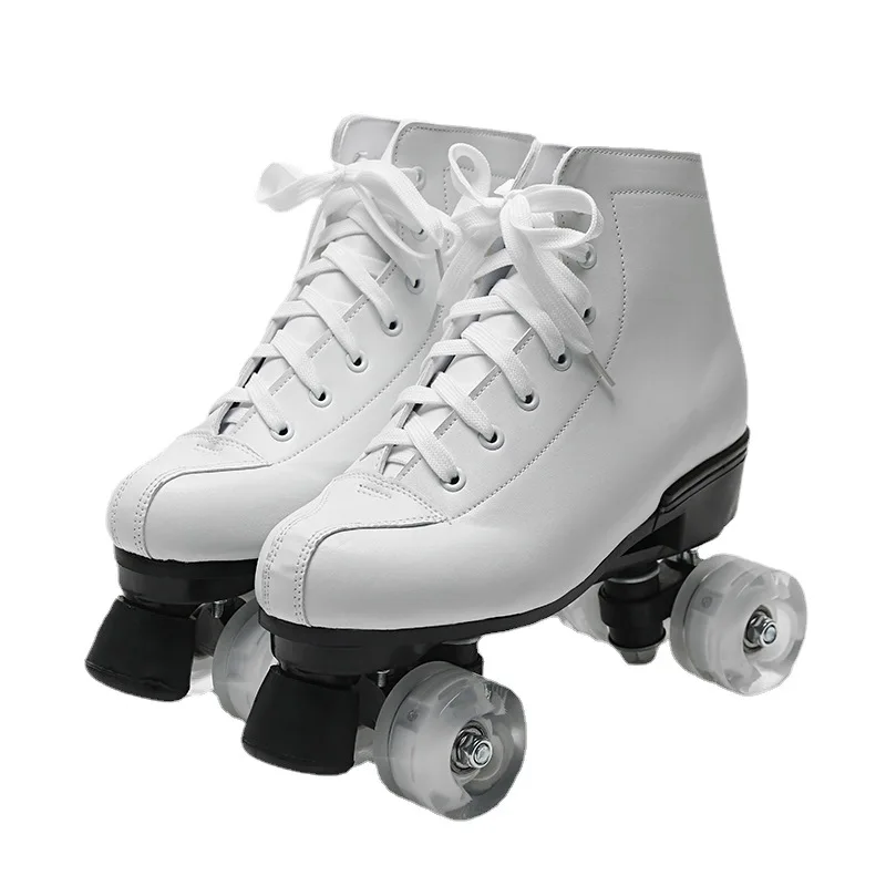 

Roller Skates Adult 2022 New Double Row Four Wheel Full Set Color Flash Roller Skate Skates