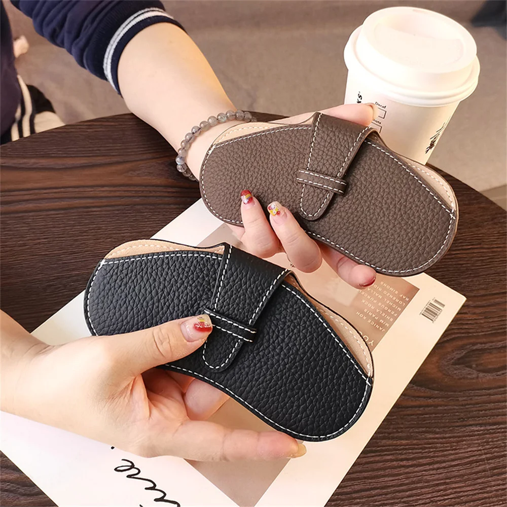 

2022 New Leather Glasses Case Sun Glasses Spectacle Case Sunglasses Storage Bag Eyewear Cover Portable Glasses Case Funda Gafas