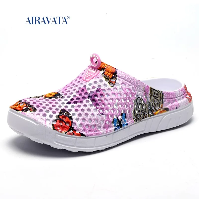 Womens Slip-On Quick Dry Water Clogs Shoes Beach Sandals  Lightweight Breathable Bathroom Swimming