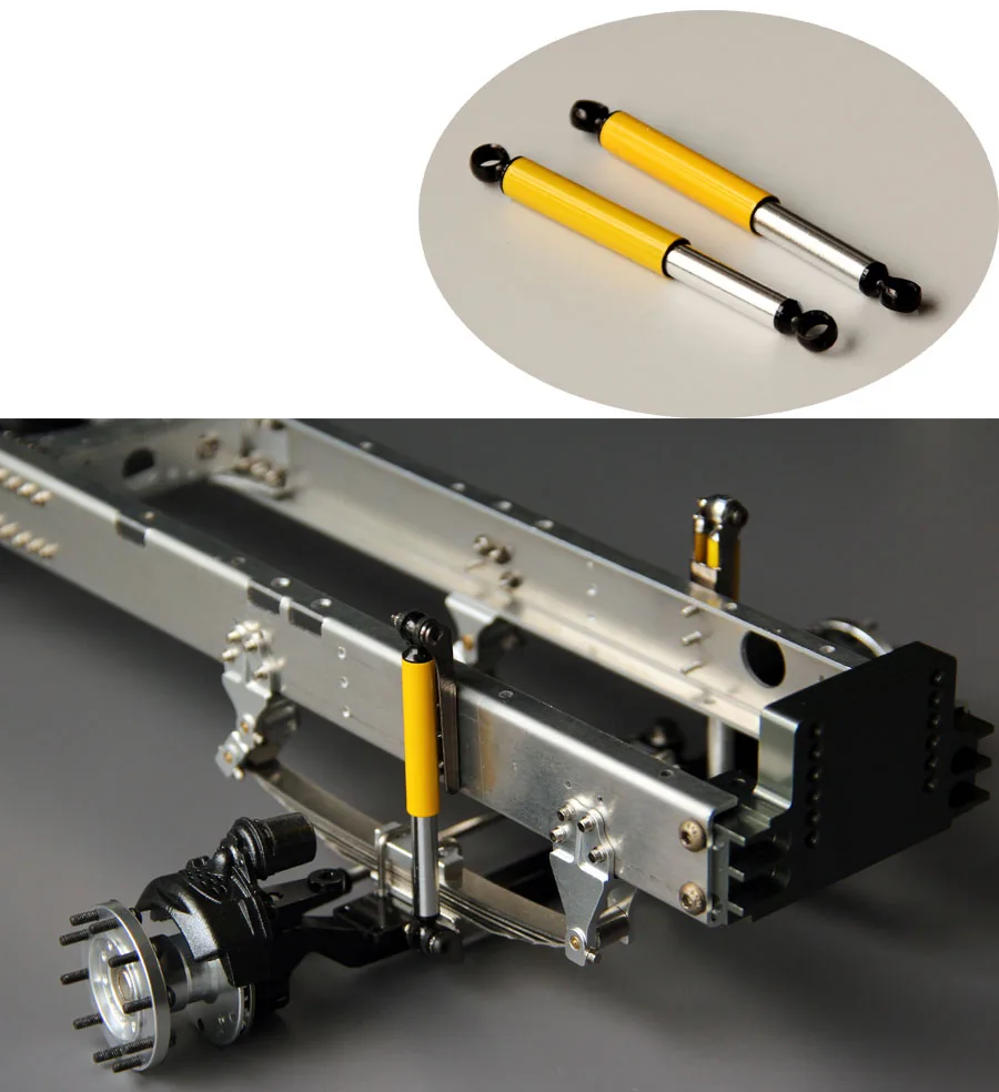 Амортизаторы передней и задней подвески для грузовика 1/14 Tamiya RC SCANIA Actros MAN VOLVO