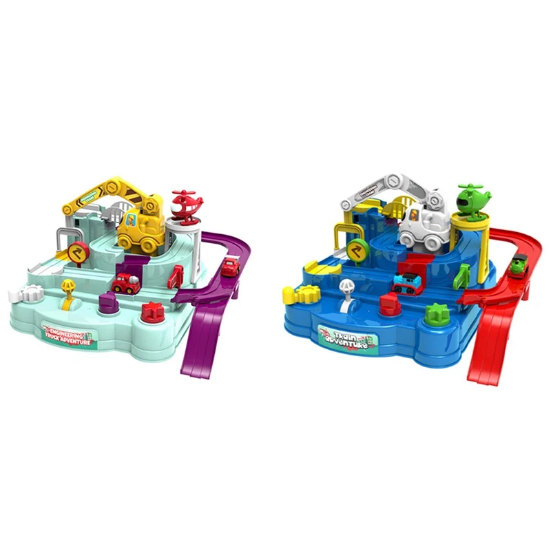 

Track Car Toys Adventure Inertia Track Car Education Puzzle Car Toys For 4, 5 And 6-Year-Old Boys And Girl