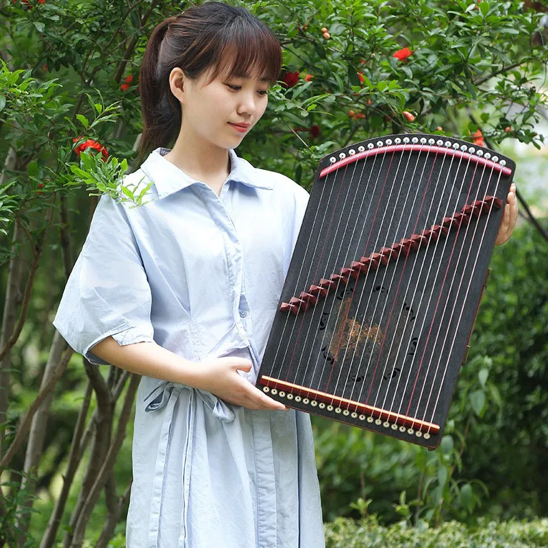 21 струна Guzheng портативный профессиональный макияж для упражнений Традиционный
