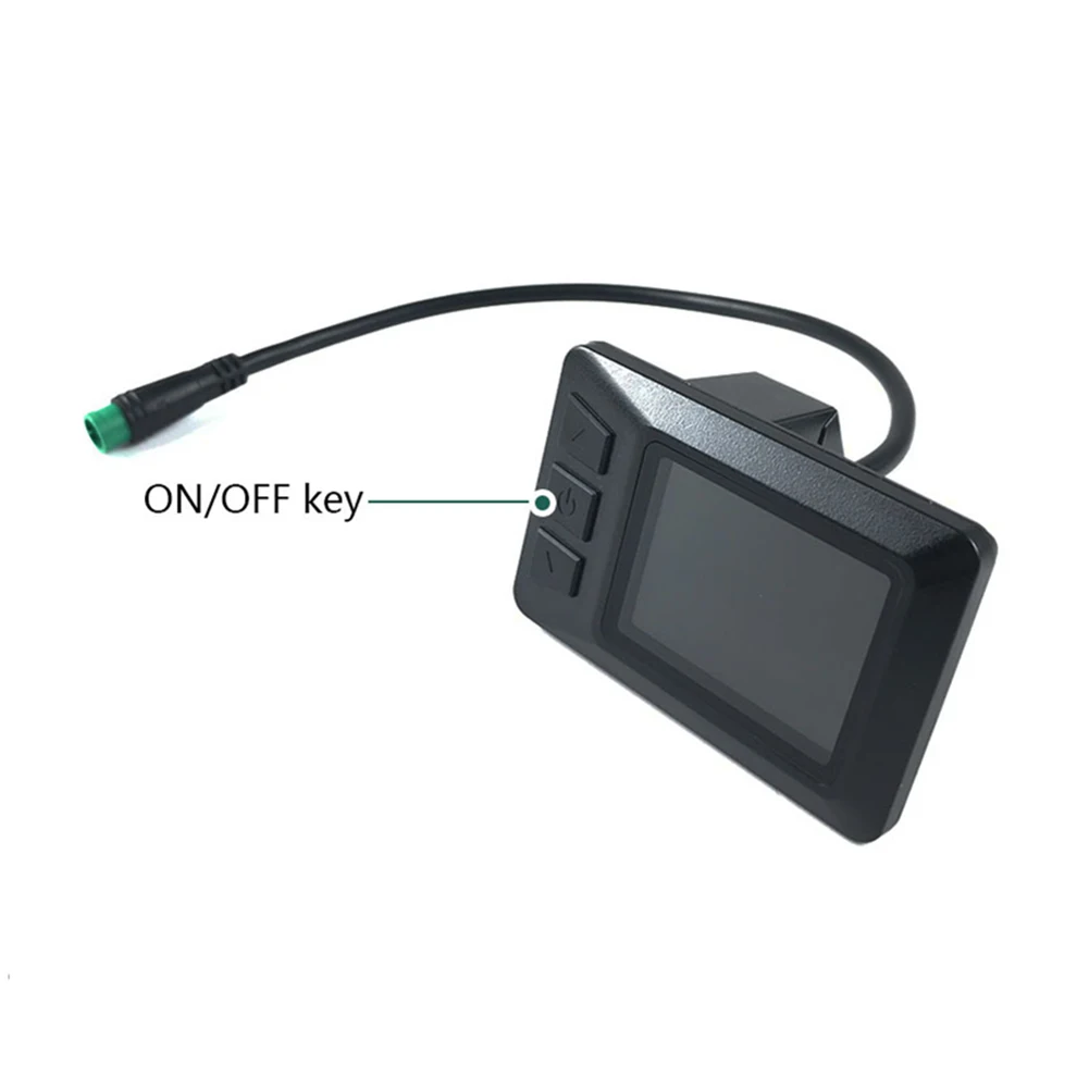 

Electric Bike For KT‑LCD7C Color Display Panel Intelligent E‑Bike 24/36/48V Waterproof Plug DIY Electric Bicycle Connector