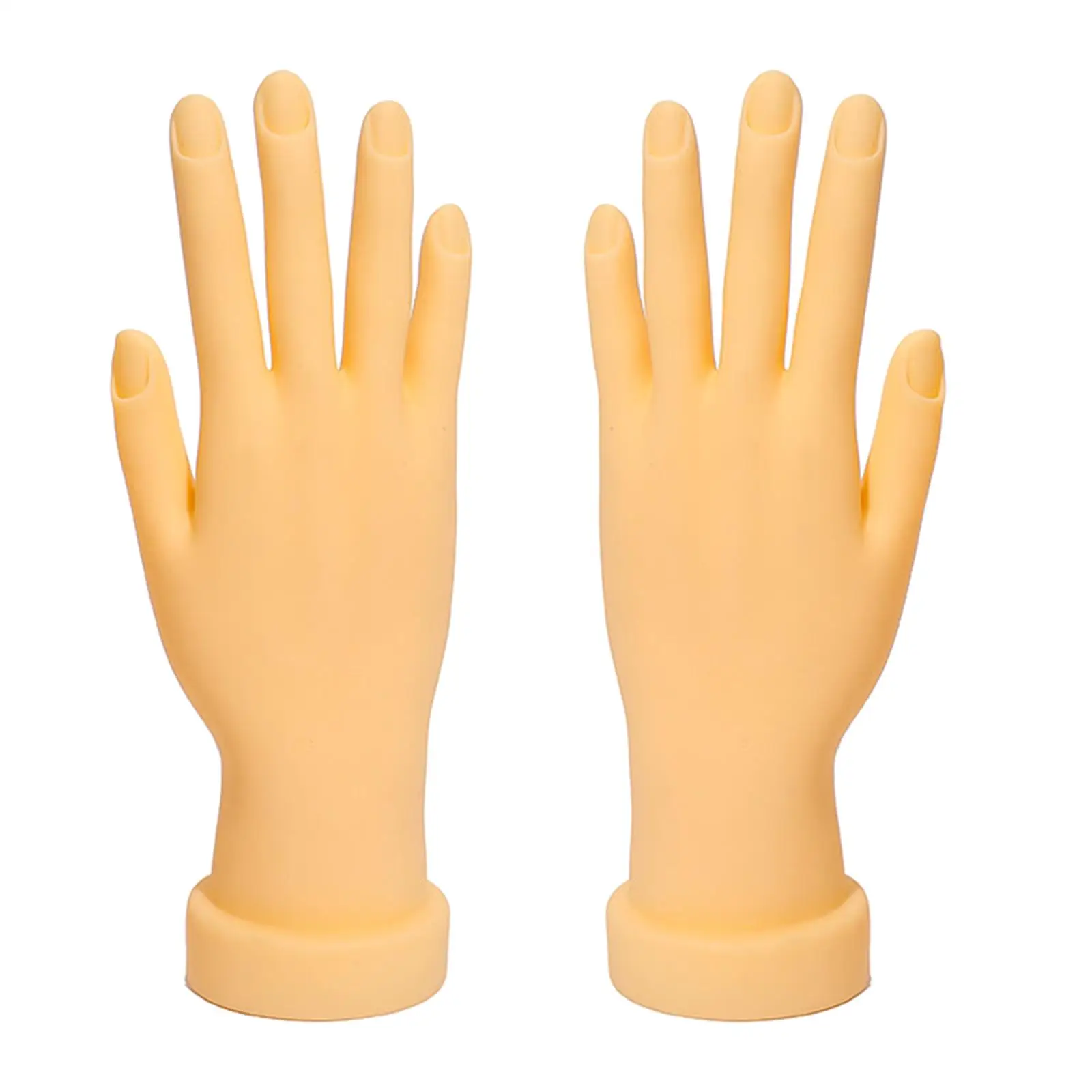 Nail Practice Hand Bendable Manicure Tool Rubber Mannequin for Paint Display