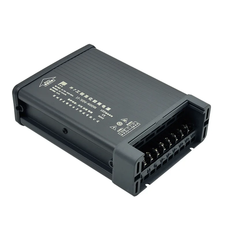 

LED Power Supply Outdoor Rainproof IP44 AC/DC 24V400W Switching Power Supply 16.6A Constant Voltage Driver