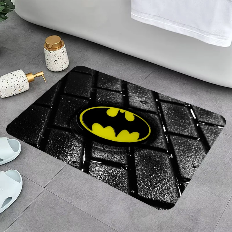 

B-Batman Welcome Mat Floor Mats Rugs Prayer Rug Carpets Entrance Doormat Gaming Room Decors Design Carpet Bath Foot Kitchen Door