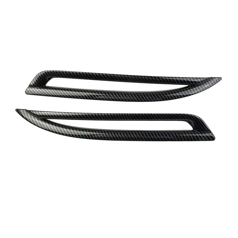 

Rear Bumper Fog Cover Trim For 2015-2021 Chrysler 300/300C Accessories, ABS Carbon Fiber