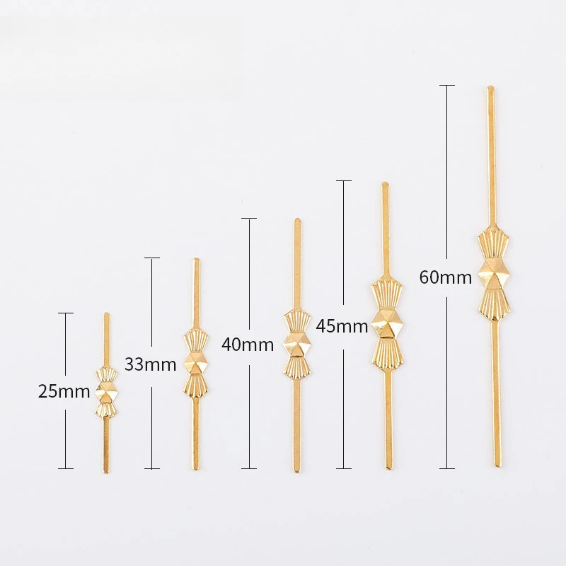 

50 шт. 25/33/40/45/60 мм хромированные/золотые металлические пряжки-бабочки, соединители для галстука-бабочки, булавки для хрустальных призмен, бусины, люстра, подвеска