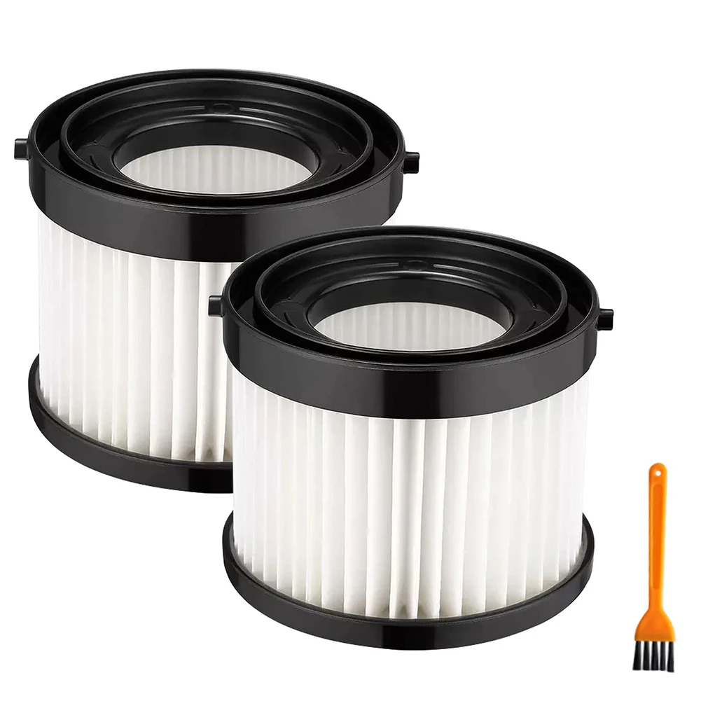 

2PCS Wet Dry Filters Replacement 49-90-1951 For Milwaukee 49-90-0160 0882-20 Compact Vacuum Cleaner Cleaning Brush