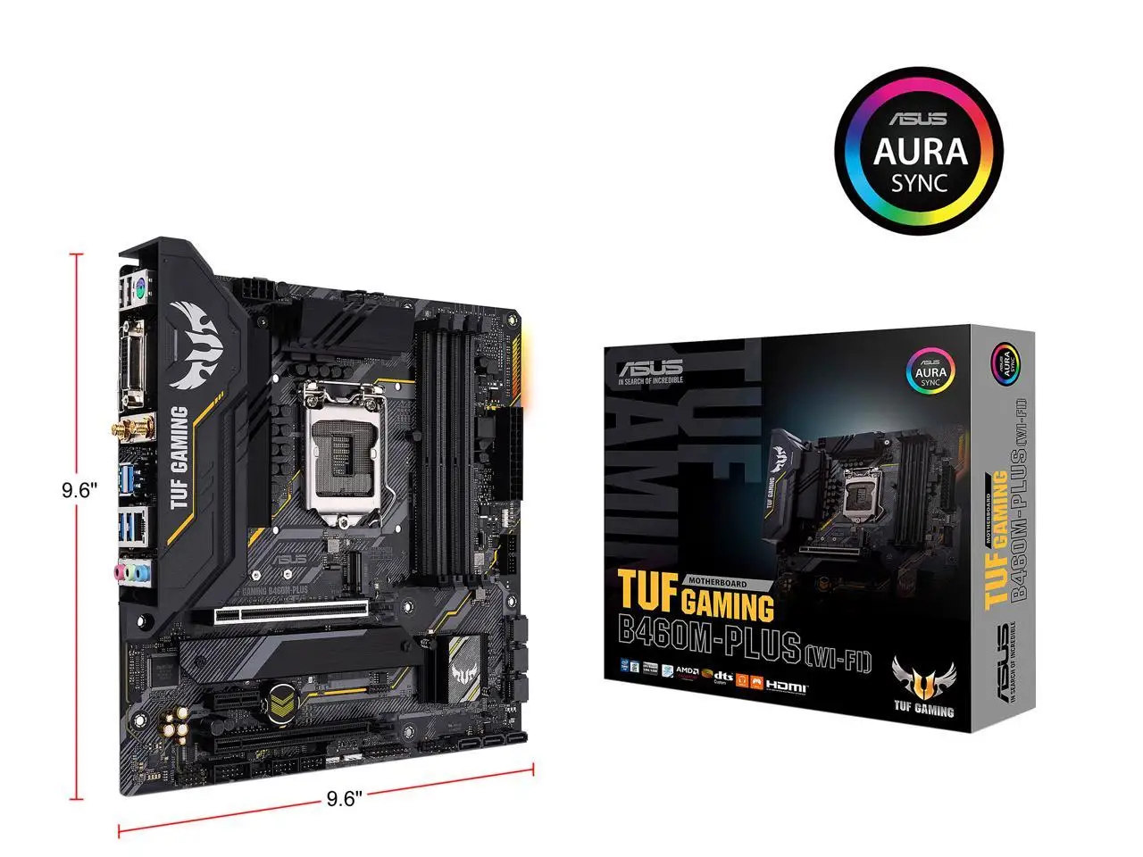 

For ASUS TUF GAMING B460M-PLUS (WI-FI) Computer Motherboard LGA 1200 DDR4 128G Intel B460 Desktop Mainboard M.2 NVME PCI-E X16