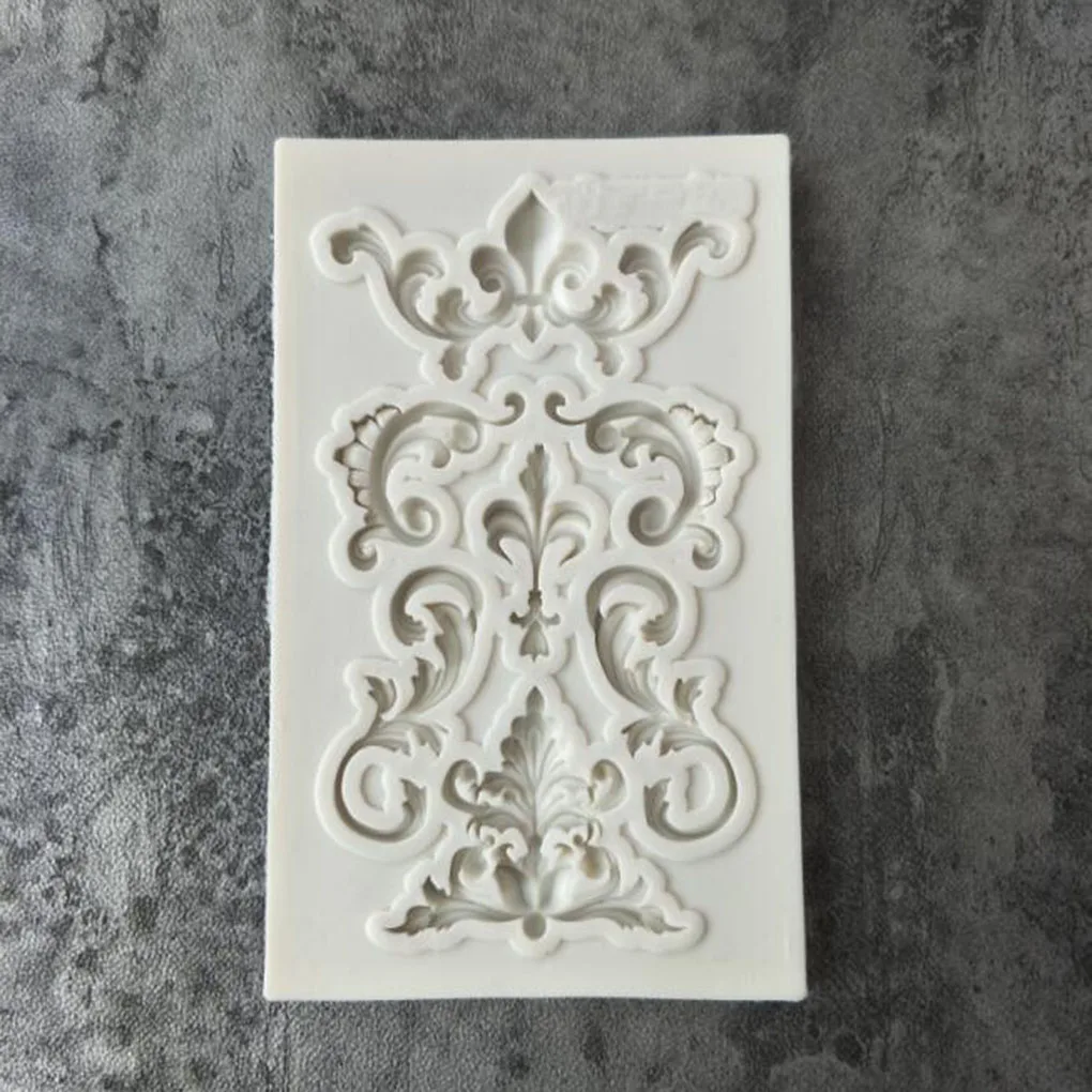 

2pcs DIY Lace Flower Vine Pattern Silicone Cake Mold Mat Fondant Cake Decorating tools Silicone Chocolate Candy Mould