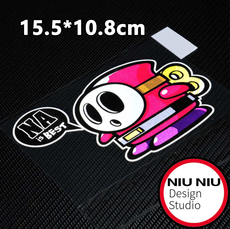 

Автомобильная наклейка NiuNiu, лучшая натуральная Модифицированная наклейка, автомобильная мультяшная Светоотражающая наклейка, мотоциклетная наклейка