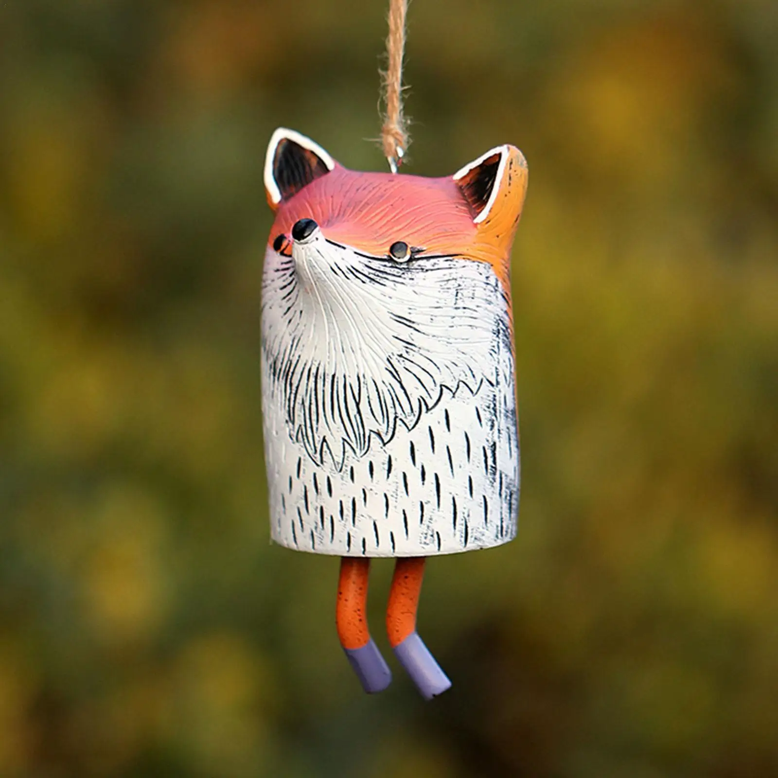 

Красивые деревенские животные, колокольчики от ветра, украшение для комнаты, деревенский ветер из смолы, Детские колокольчики, креативный с...