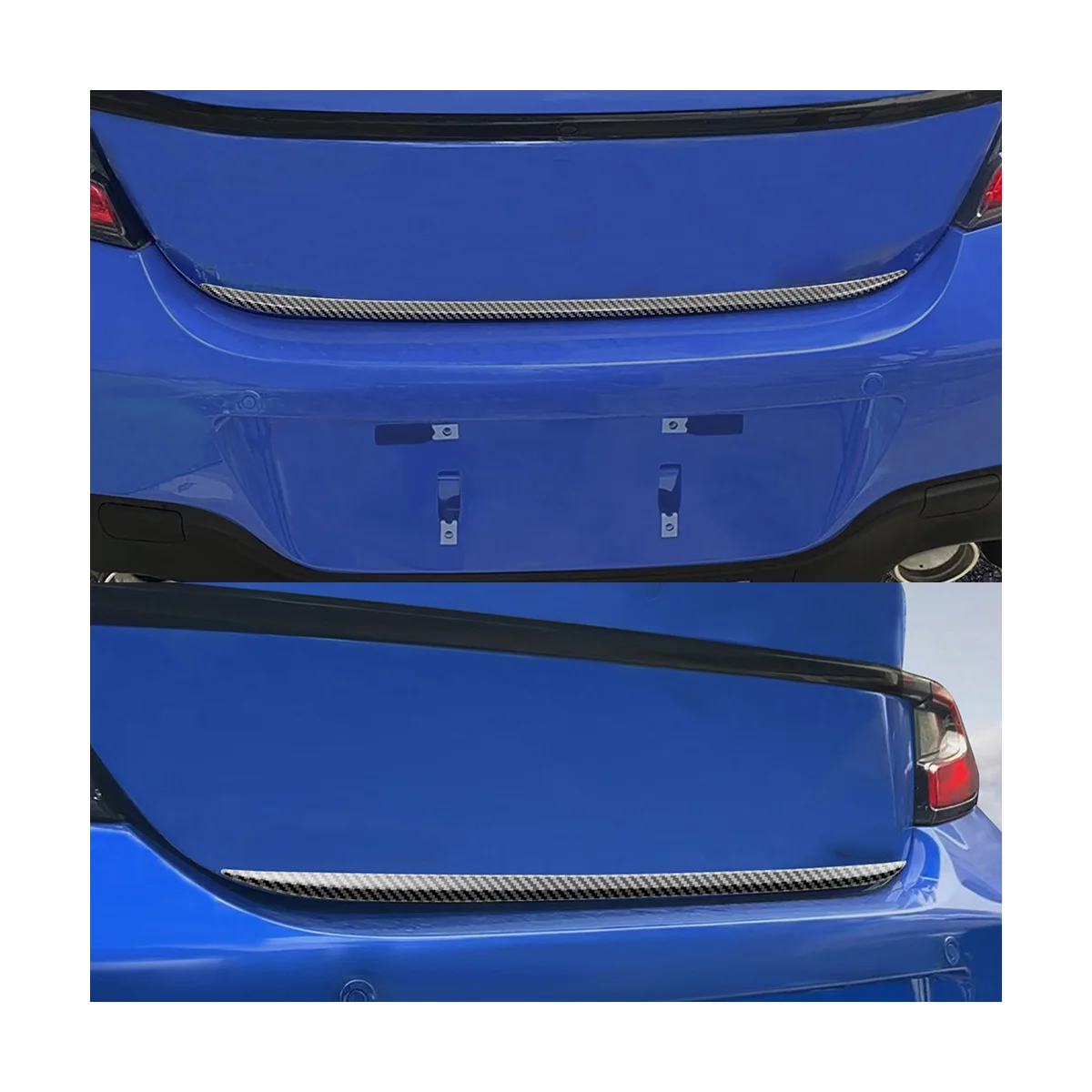 Автомобильное украшение для багажника из углеродного волокна автомобильный