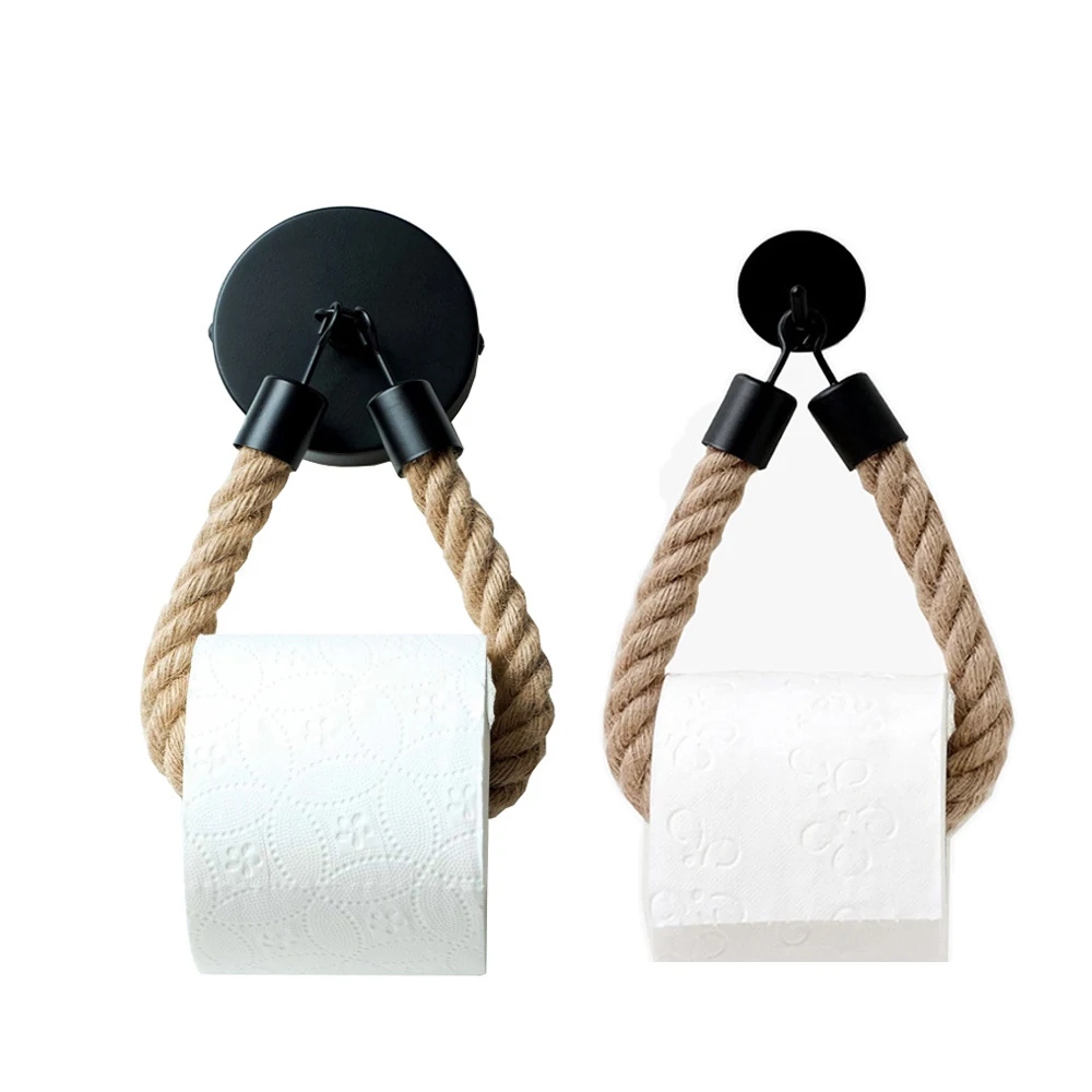 Ring For Household Storage Rack Wall Sticker Jute Rope