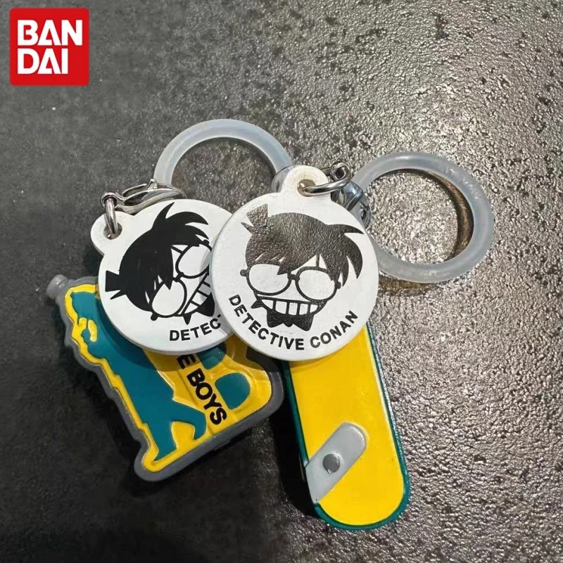 Фото Брелоки-подвески Bandai Detective Conan Gashapon: Кудо Шиничи, Мори Ран. Миниатюрные коллекционные подвески для сумок, подарок. №3