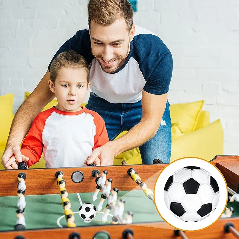 10 шт. аксессуары для настольного футбола черно-белый полимер мини-футбол 28/32/36 мм