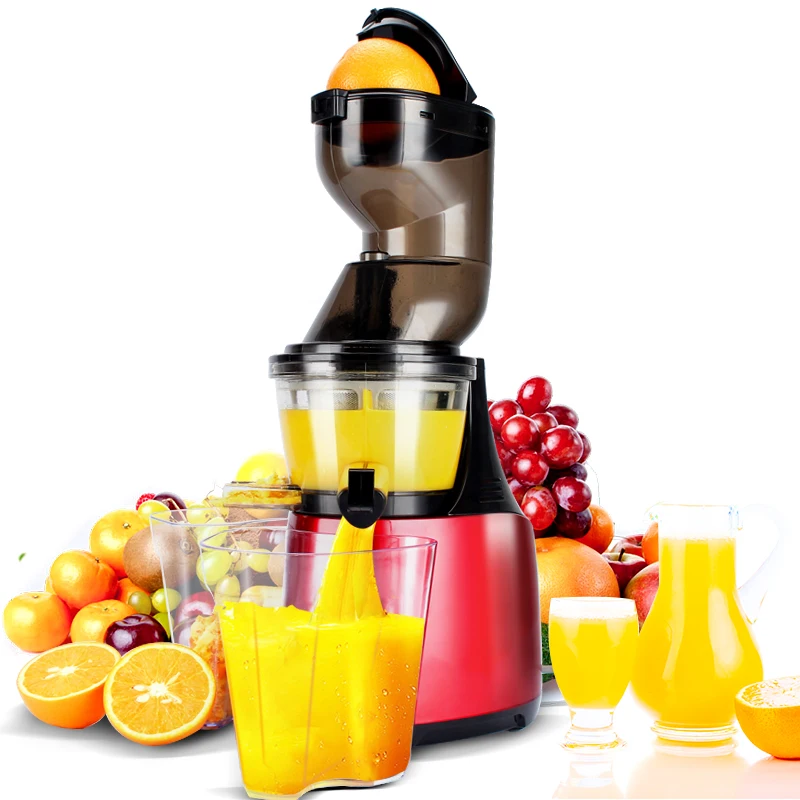 

Large-caliber commercial juicer juicer household automatic fruit and vegetable juicy residue separation slow juicer