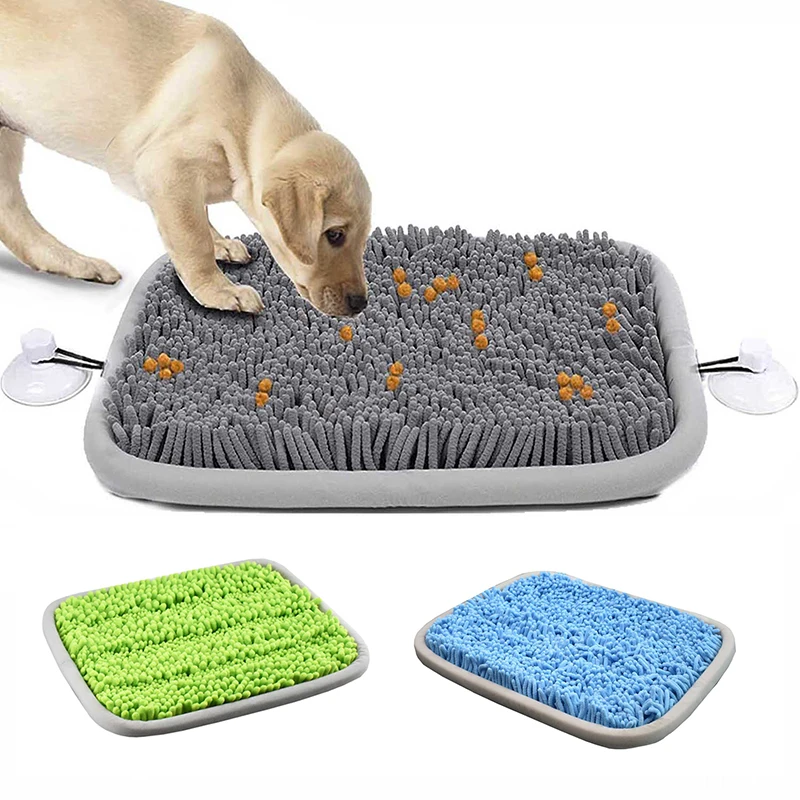 

Dog Snuffle Mat Pet Nose Smell Training Sniffing Pad Dog Puzzle Toy Slow Feeding Bowl Food Dispenser Pet Intelligence Dog toys