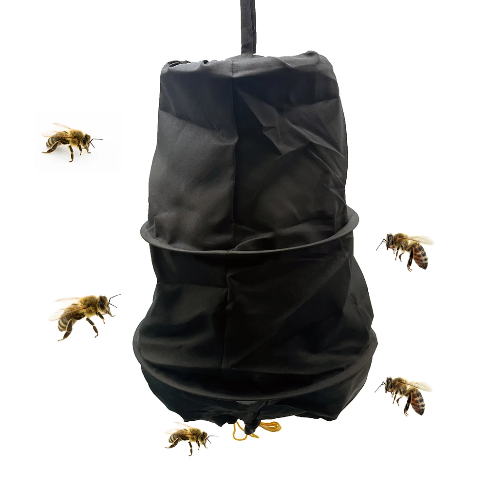 1 шт. черная ловушка для медовых пчел приманка привлечения диких улицы клетка