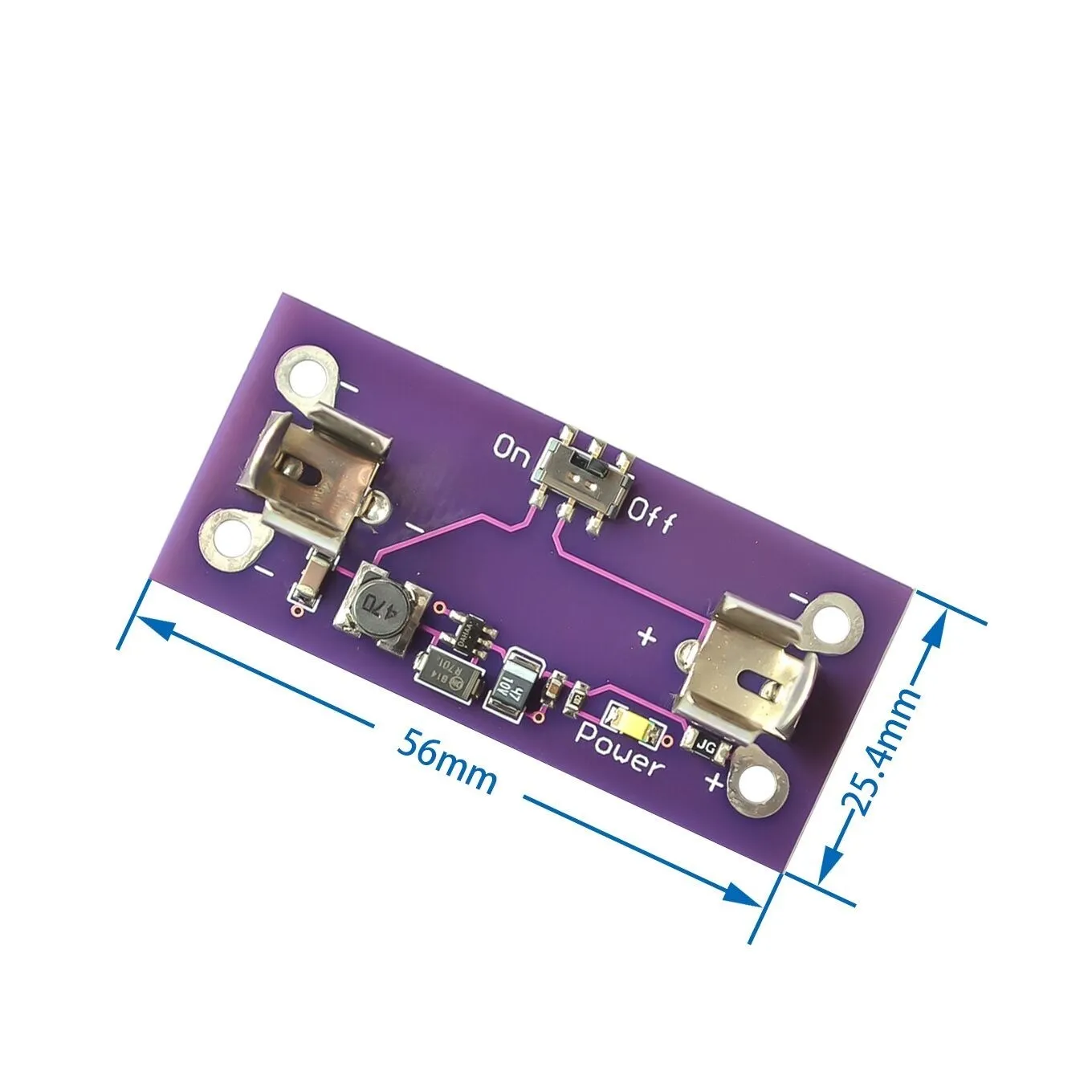 Модуль питания LilyPad повышающий преобразователь батареи AAA до 5 В для Arduino