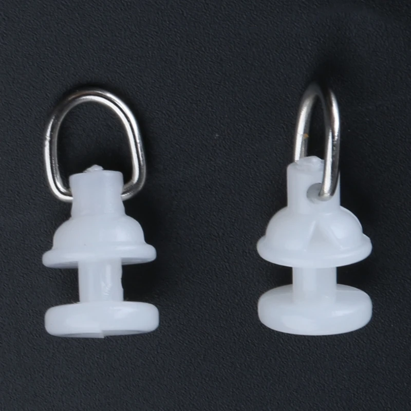 Белые планеры с крючками для штор 100 шт. тихие раздвижные ролики стержня