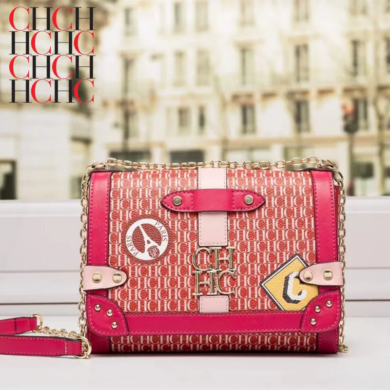 

Luxury Brand High Quality Leather Wallets and Handbags Famous Designer Ladies Party Single Room Chain Crossbody Bag Sac Bolsa