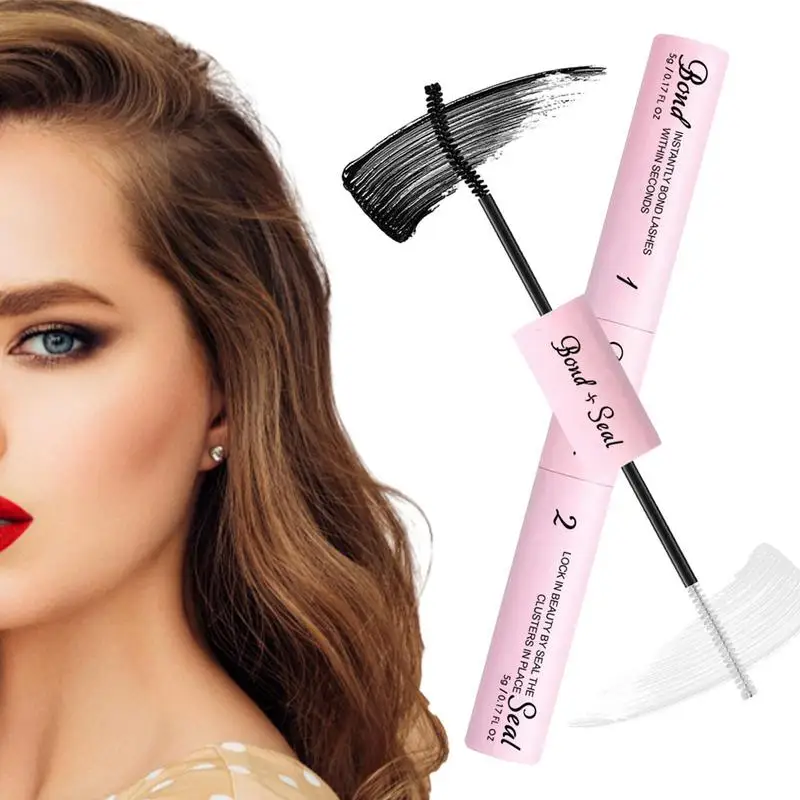 

Long Lasting Eyelash Glue Lash Glue Waterproof 5g Lash Glue And Strong Hold Bond Double Tube Eyelashes Glue EyeLash Glue Bond