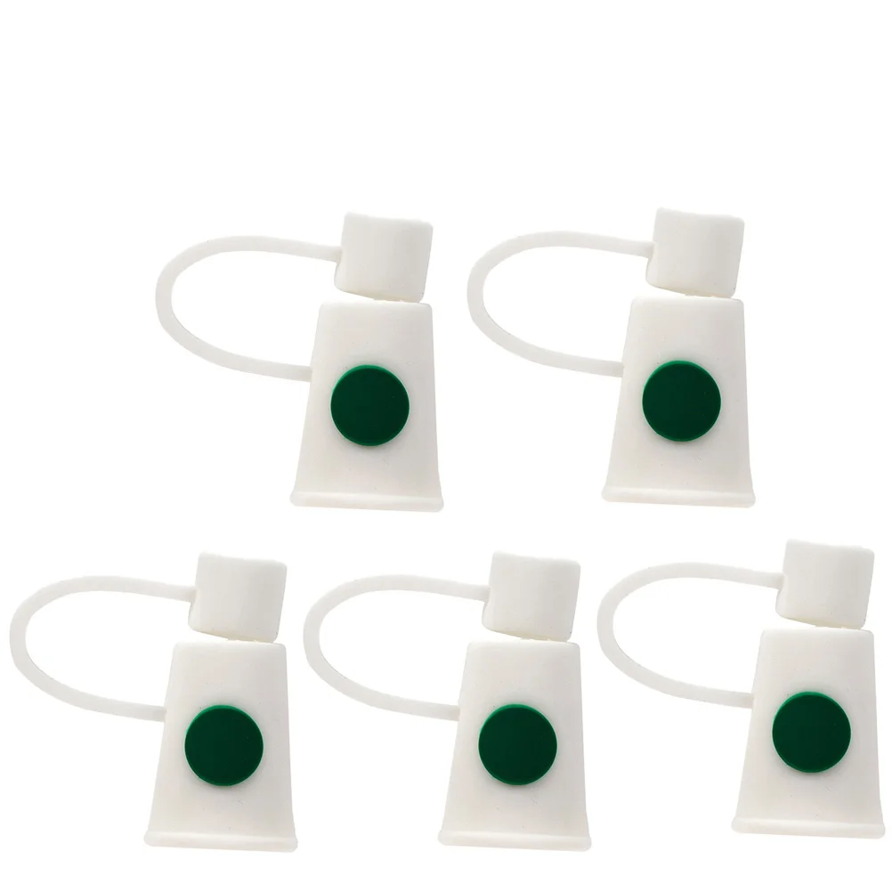 

Straw Covers Tips Cap Cover Silicone Drinking Caps Straws Lid Lids Protector Anti Reusable Party