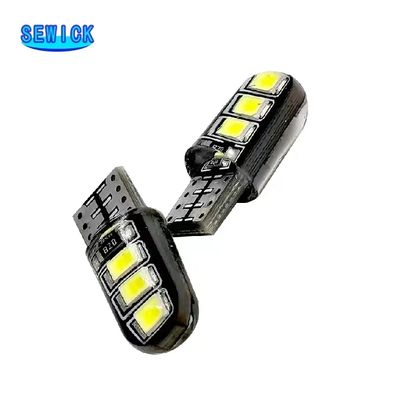 100 Шт. T10 6-smd Набор Автомобильных Сигнальных Ламп Универсальный 12 В Автомобильные