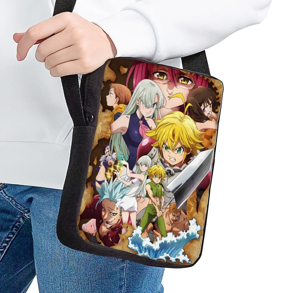 Nopersonality Children Backpack School Portable Messenger Bag Anime Seven Deadly Child Student Back Bag Teenager Mochila Escolar