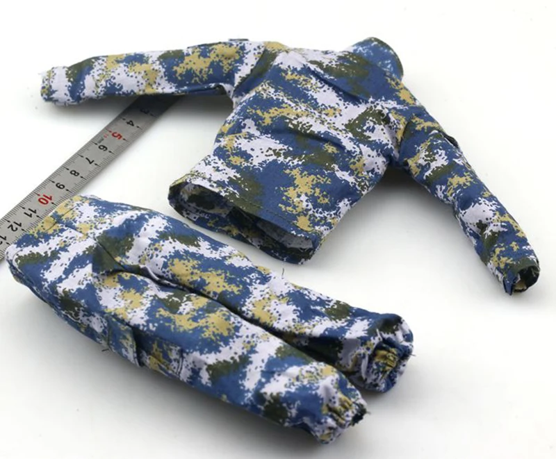 

Модель тактического пальто и брюки, камуфляжная расцветка, 12 дюймов