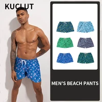 mens beach shorts quick drying loose swimming trunks breathable swimwear men hot spring seaside vacation shorts surfing pants