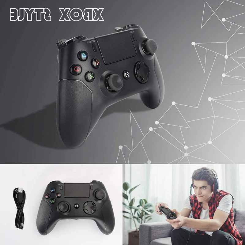 

Wireless Bluetooth Compatible Pro Gamepad for Ps4 Playstation 4 Console Gamepad Joystick Controller for PC NS Switch 5