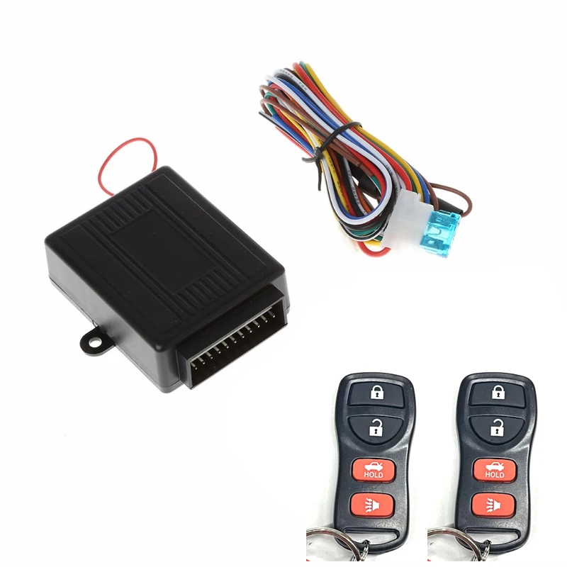 

12V Central Door Lock Locking System Universal Auto Remote Control Vehicle Keyless Entry System For Truck 2 Doors