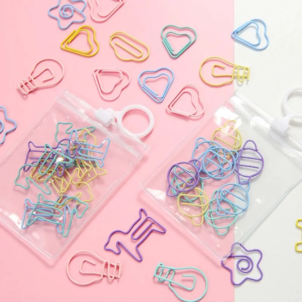 

Creative Album Bookmarks Student Stationery Photos Tickets Memo Clips Paper Binder Metal Paper Clip File Holder