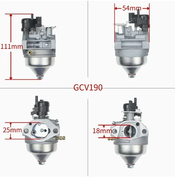 Карбюратор для газонокосилок Honda GCV190 GCV160 HRX217 HRB217 - Замена 16100-ZOY-M42 (art.: 3920db7408fb2) - 3920db7408fb2
