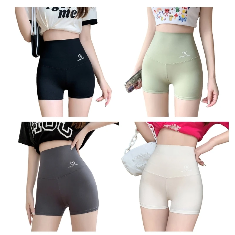 New style Women Elastic Belly Solid Color Pant Breathable Summer Wearing Clothing
