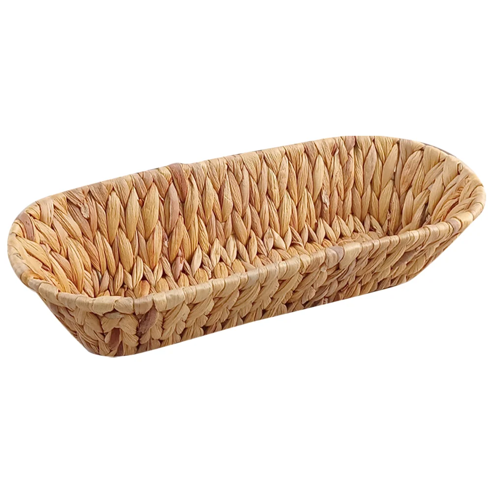 

Kitchen Basket Snack Organizer Woven Bread Storage Holder Organizing Basket