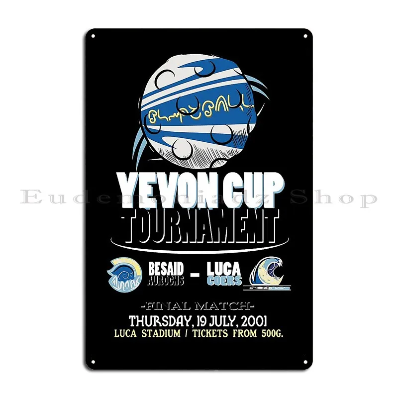 Blitzball Tournament финальная фантазия X 67 трендовые металлические знаки Настенный декор