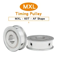mxl 60t pulley wheel bore size 566 358101212 7141516171920 mm aluminum motor pulley for width 610mm mxl timing belt