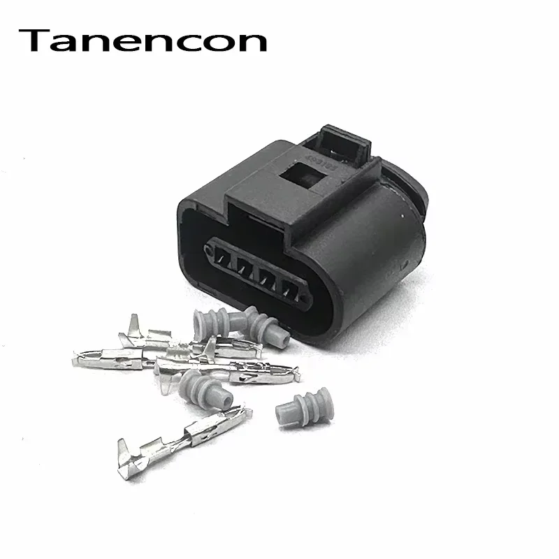 

1 комплект 4-контактного автомобильного датчика давления воздухозаборника 1J 0973704 Разъем адаптера автоматического удлинителя катушки 1J 0973804 Заглушка звукового сигнала для VW