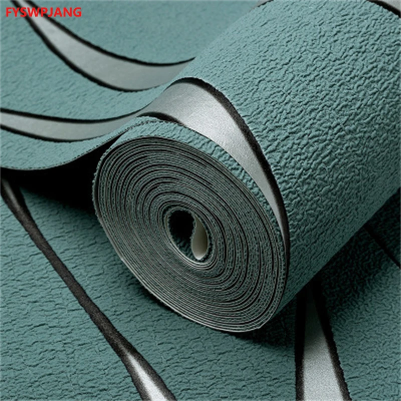 9 5 м рулон 3d обои имитация оленьей кожи бархатный волнистый узор современный