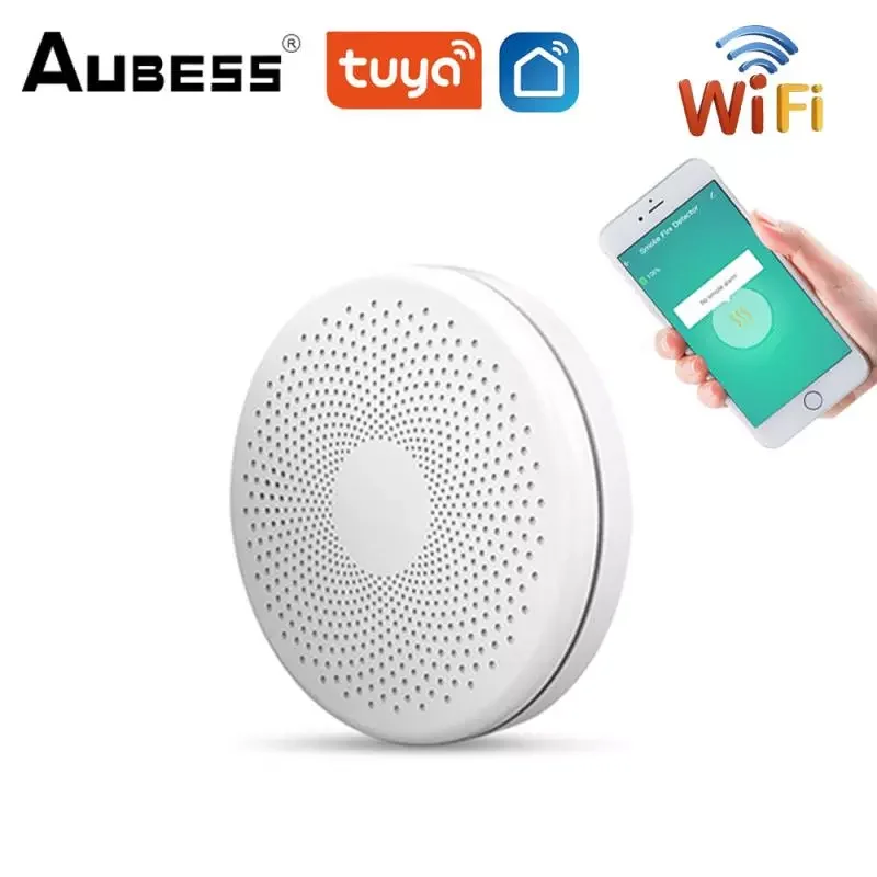 

Датчик дыма NEW2023 с Wi-Fi для пожарной безопасности