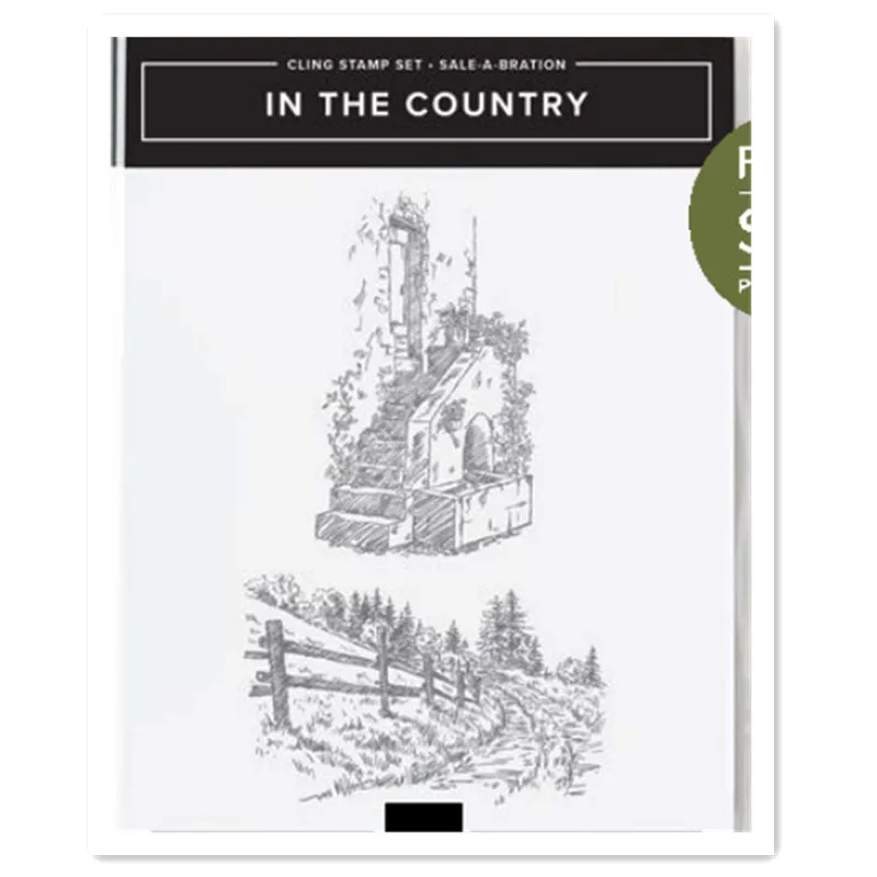 

IN THE COUNTRY Metal Cutting Dies And Rubber Stamps For Scrapbooking Making Embossing Card Crafts Stencil Template DIY New 2023